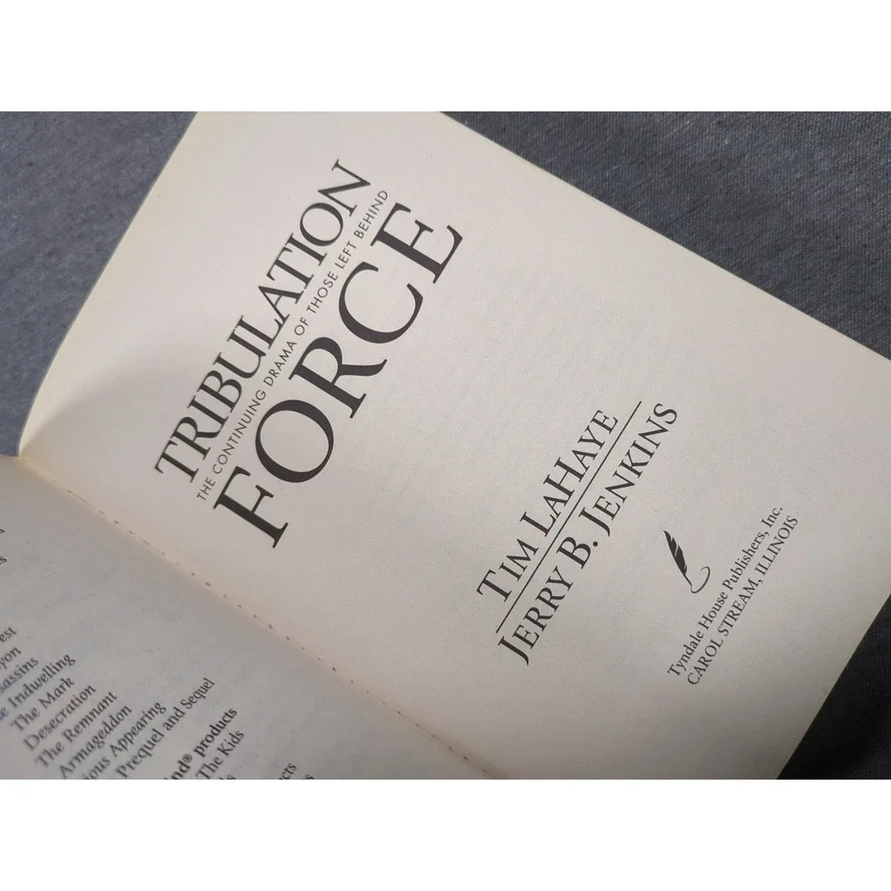 Tribulation Force The Continuing Drama Tim LaHaye 1996 Trade PB Left‎ Behind 2